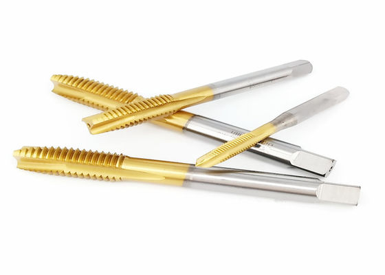 comprar Tin Coated HSS Machine Taps with H1 Precision and DIN371 Standard for Metric Thread Cutting fabricação em linha